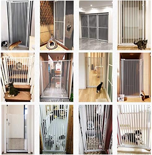 ZHANWEI Emniyet Kapıları Ekstra Uzun Boylu Bebek Kapıları için Merdiven Basınç Fit, Metal Çocuk Pet Çocuk Bariyer Koruyucu (Renk