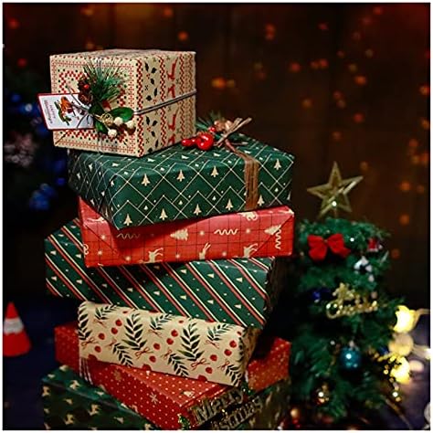 WNAVX Premium Noel Kfrat Ambalaj Kağıdı Düğün Dekorasyon hediye paketi Artware Ambalaj Kağıdı Parşömen Kağıt Origami Kağıt El
