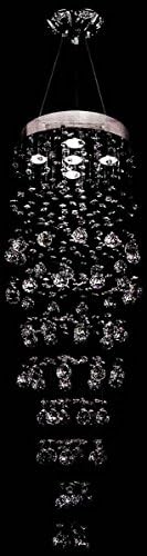 Klasik Aydınlatma 16010 CH CP H Andromeda, Kristal, Avize, 16 x 16 x 43, Krom