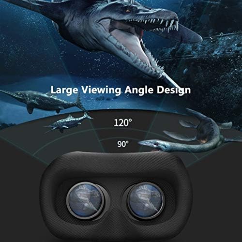 JYMYGS VR Kulaklık, evrensel Sanal Gerçeklik gözlükleri IMAX Filmler ve VR Oyunları için 3D VR Gözlük, iPhone 12/11/X/XR, Samsung