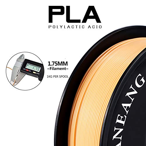 PLA 3D Yazıcı Filament, YUANEANG PLA Filament 1.75 mm, 3D Baskı Malzemesi Yaygın Uyumlu Yüksek Mukavemetli, Boyutsal Doğruluk