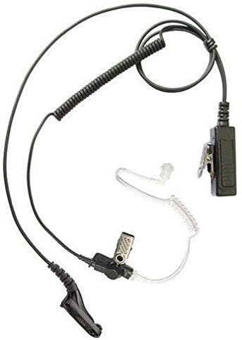 Motorola APX 7000L İki Yönlü Radyo için Tek Telli Akustik Tüp Gözetleme Kulaklık Kulaklık