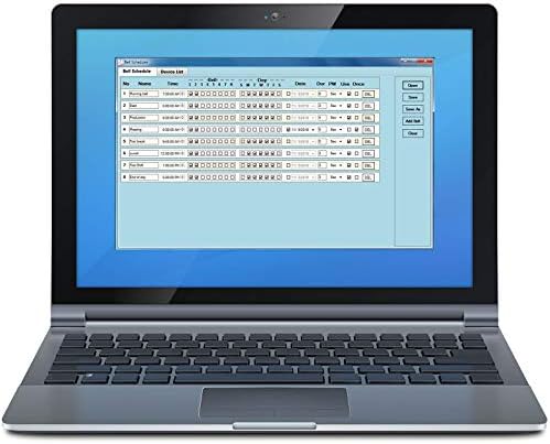 Linortek Netbell-NTG - W4 TCP/IP Web Tabanlı PA Sistem Denetleyicisi Okul / Fabrika Mola Süresi Uyarısı Çağrı Duyurusu için Çok
