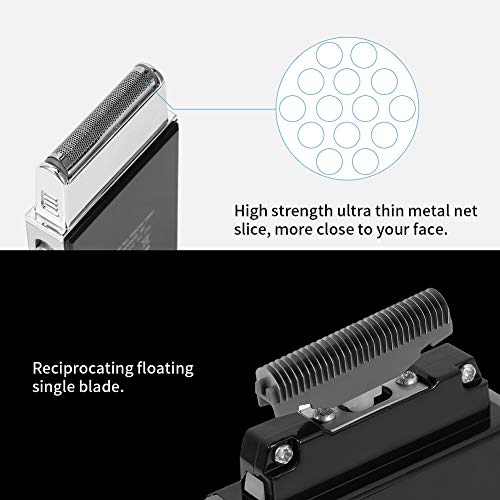 Sakal Düzeltici Serisi, Sakal Düzeltici Yüz Ultra İnce Elektrikli Tıraş makinesi Şarj Edilebilir Tıraş Makinesi USB şarjlı Akülü
