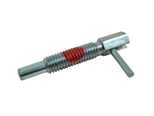 LRH Serisi Çelik Kilitleme Tipi El Geri Çekilebilir Yaylı Piston, L Saplı, Yamalı, 5/8 -11 Diş Boyutu, 1.25 Diş Uzunluğu