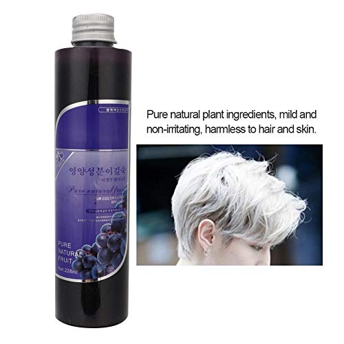 Saç Boyası Kremi, Profesyonel Saç Rengi Kremi Taşınabilir Yarı Kalıcı Saç Rengi Erkekler ve Kadınlar için Parti (Kar gümüş çiçek)