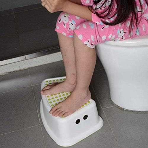 ZMDENG Çocuklar Anti-Kayma Adım Dışkı, Kaymaz Depolama Ayak Dışkı,Toddler Tuvalet Lazımlık Eğitim Banyo Diş Fırçalama için Yıkama