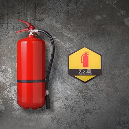 Yangın Söndürücü İşaretleri Güvenlik Etiketi: Yangın Söndürücü Sembol Çıkartmaları İç Mekan Dış Mekan için Genel İşaret