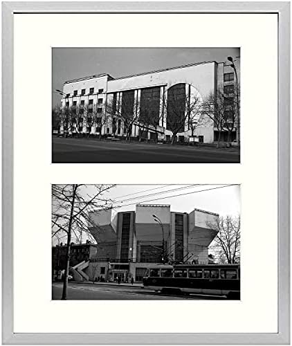 Altın Devlet Sanatı, 8x10 Siyah Fotoğraf Ahşap Kolaj Çerçevesi, Gerçek Cam ve Beyaz Mat görüntüler (2) 4x6 Resimler