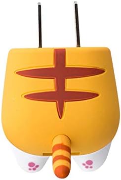 Pet Butt USB duvar şarj cihazı evrensel AC adaptör taşınabilir cep telefonu sarı kedi için
