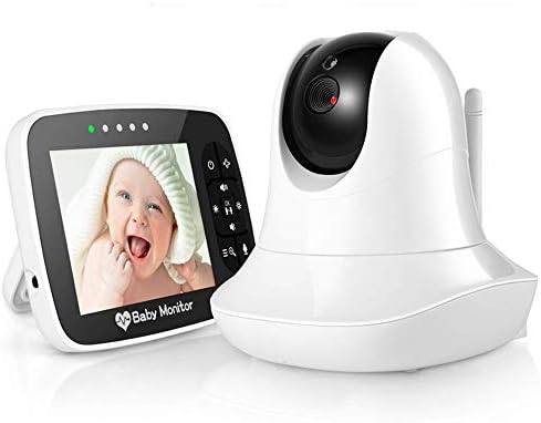 WXLSQ 3.5 İnç Video bebek izleme monitörü Taşınabilir HD Kablosuz Akıllı bebek kamerası Kızılötesi Gece Görüş video izleme monitörü,