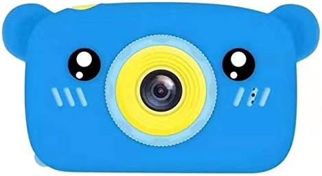 ZQALOVE Mini Çocuklar Dijital Kamera Sevimli Karikatür Ayı Şekli 2 İnç IPS Ekran Kamera Oyuncak Hediye Çocuklar için Vlogging
