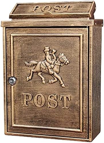 GXBCS Duvara Monte Posta Kutuları Parsel Kutusu Posta Kutusu Güvenlik Lockbox Posta Kutusu Metal Posta Kutusu Döşenmiş Açık Kilitlenebilir