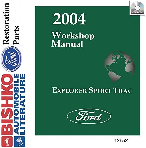 bişko otomotiv edebiyat Mağazası Servis Onarım Kılavuzu CD'si 2004 Ford Truck Explorer Sport Trac için