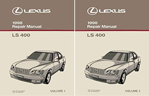1998 Lexus LS 400 için bişko otomotiv edebiyat Mağazası Servis Onarım Kılavuzu
