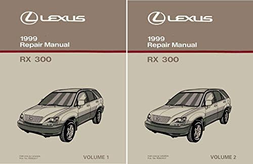 bişko otomotiv edebiyat Mağazası Servis Onarım Kılavuzu 1999 Lexus RX 300 için Komple Set