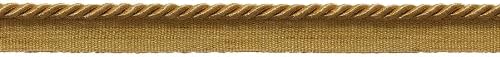 Bahçesinde tarafından Satılan DÉCOPRO Küçük 3/16 inç Temel Trim Dudak Kablosu (Altın), Stil 0316S Renk: Gold-C4