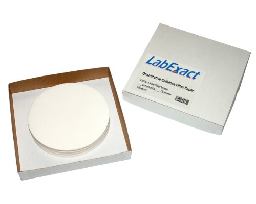 LabExact 1200069 Sınıf CFP40 Kantitatif Selüloz Filtre Kağıdı, 8.0 µm, 18.5 cm (100'lü Paket)