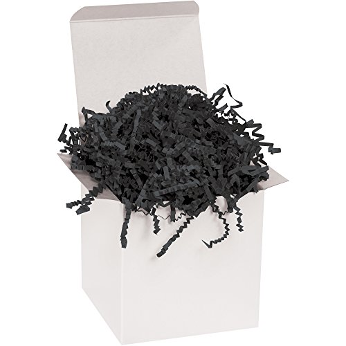 Aviditi Crinkle Cut Paper Shred Filler, Siyah/Altın, (1 Kutu 10 Lbs.) hediye Paketleme, Tatiller, El Sanatları dıy'leri, Sepet