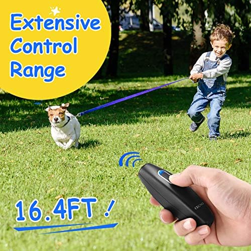 CEGNO Anti Barking Cihazı, Ultrasonik Köpek Barking Caydırıcı, Bark Kontrol, Köpek Davranış Eğitim Aracı 16.4 Ft Etkili Kontrol