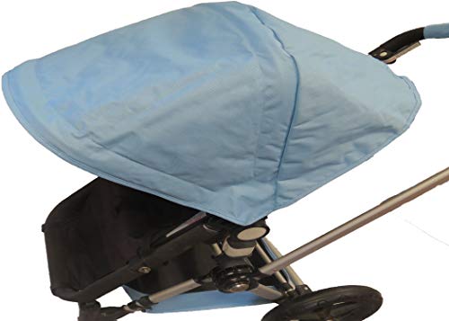 Açık Mavi Güneş Gölge Gölgelik Hood Kapak Şemsiye Bugaboo Cameleon 1, 2, 3, Kurbağa Bebek Çocuk Arabası