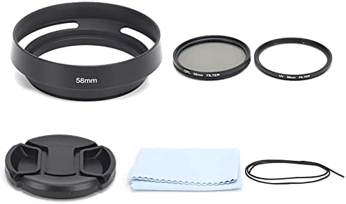 Gınd Kamera UV CPL Lens Filtreler Kiti, yüksek Çözünürlüklü Lens Filtre Kiti UV CPL Set Dayanıklı saklama çantası ile Kamera
