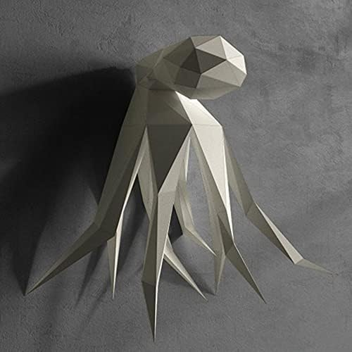 WLL-DP Ahtapot Bak kendi başına yap kağıdı Heykel Kağıt Oyuncak 3D Kaldırma duvar dekorasyon kağıdı Modeli El Yapımı Origami