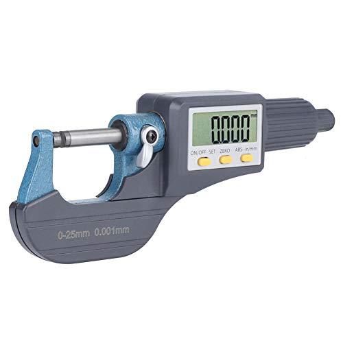 Dijital Mikrometre, 0-25mm Ölçüm Aralığı Kalınlığı Mikrometre, Dış Mikrometre, Elektronik Mikrometre, ölçüm Cihazı Ölçüm Aksesuarları