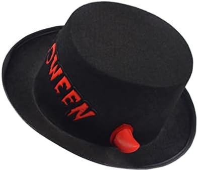 ABOOFAN Boynuz Şapka Vampir Giyinmek Şapkalar Yetişkinler için Kostüm parti şapkaları Erkekler Kadınlar İçin Unisex