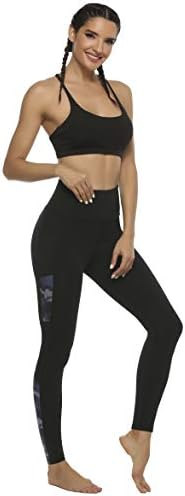 Persit Tayt Kadınlar için-Egzersiz Yüksek Belli Bayan Tayt ile Cepler Karın Kontrol Yoga Pantolon
