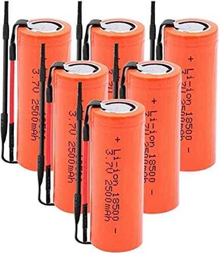 Şarj edilebilir pil lityum iyon batarya Yedek lityum iyon batarya 185003.7 V 2500 mAh Lityum Yedek Piller için 10 Adet Güç El