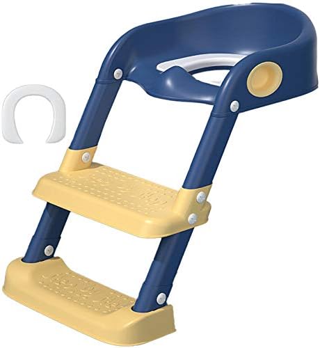 Raylar Mavi Eğitmen Koltuğu Adım Ayarlanabilir Tuvalet Eğitmen Koltuğu ile Merdiven ile Adım Dışkı,kadar 50 kg, dışkı Merdiven