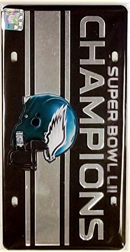 Stockdale Philadelphia Eagles Super Bowl Şampiyonlar Kask 23248 Prim Lazer Etiketi Akrilik Kesim Kakma Plaka Futbol