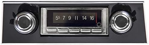 Özel Autosound Bluetooth Stereo ile uyumlu 1967-1968 Chevrolet Camaro SİYAH Çizgi, ABD-740 300 watt AM FM Araç Stereo/Radyo ile