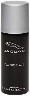 Erkekler için Jaguar Klasik Siyah Vücut Spreyi, 5 Ons