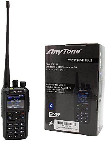 AnyTone AT-D878UVII Plus-Çift Bantlı Analog / DMR-Bluetooth PTT - APRS RX ve TX-Ücretsiz 97 $ Eğitim Kursu