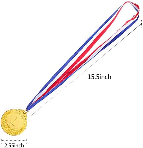 Caydo 6 Parça Altın Gümüş Bronz Ödülü Madalya-1st 2nd 3rd Yer Madalya Yarışmalar için, Parti, 2.55 İnç
