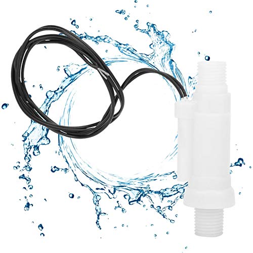 TQNSSM Su Akış Sensörü Anahtarı PP Plastik Erkek Konu G1 / 4in için Su Arıtma Koruma Anahtarı DC0-110V