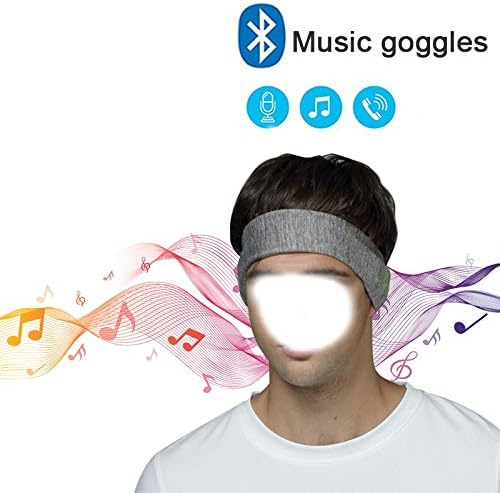 HLDETH kablosuz Bluetooth 5.0 Müzik Bandı Stereo Şapkalar Kulaklık Koşu Kulaklık Uyku Kulaklık Spor Uyku Müzik Bantlar