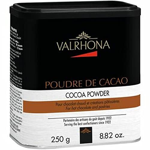 Valrhona Dutch İşlenmiş Fransız Kakao Tozu. Şefin Seçimi Kakao Tozu. Sıcak, Kırmızı Renk, Saf, Koyu, Yoğun Lezzet. Poudre de