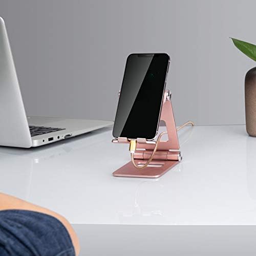 Gokeop Güncellenmiş Masaüstü Cep Telefonu Standı, Her Türlü Telefon, Tablet ve Diğer Elektronik Ürünler için Gelişmiş 3mm Kalınlığında