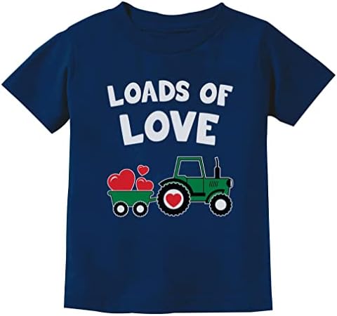 Erkek Sevgililer Günü gömlek Traktör Yükler Aşk Yürümeye başlayan bebek çocuk T-Shirt