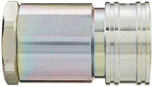 Dixon Vana 10HF10 Çelik ISO-B Yüksek Hacimli Değişim Hidrolik Bağlantı, Kuplör, 1-1/4 Kaplin x 1-1/4 - 11-1 / 2 NPTF Dişi Dişli
