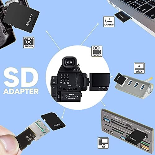 1024 GB Micro SD Kart ve Ücretsiz Adaptör USB 2.0 TF Kart Okuyucu (Mor)ile Micro SD Kart Okuyucu