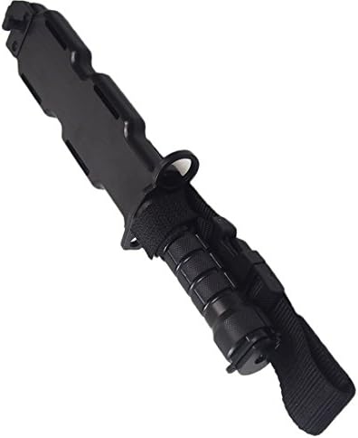 Taktik Kauçuk Bıçak ile Kın / Kılıf Askeri Eğitim Hançer Cosplay ABS Plastik Bıçak Kın Modeli Kiti Dekorasyon & Cosplay