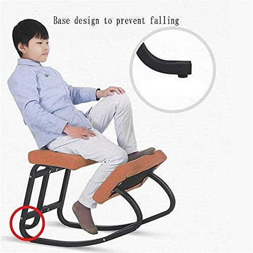 DONGSHUAİ Diz Çökmüş Sandalye Sırt Desteği ile ofis Koltukları Sırt ve Boyun Ağrısını Hafifletmek ve Duruş Geliştirmek için Rahat