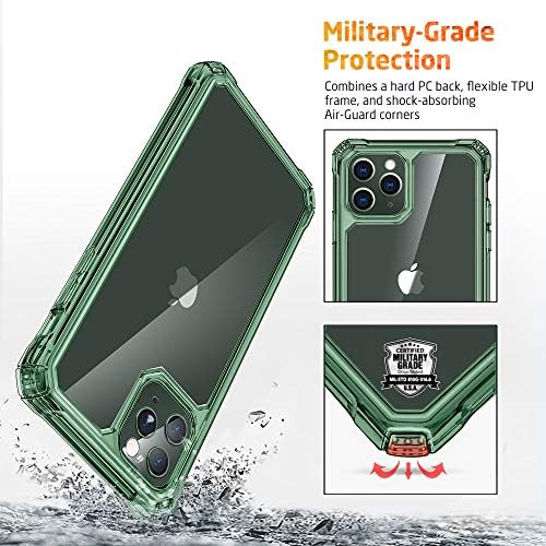 ESR Hava Zırh iPhone 11 Pro için Tasarlanmış Kılıf [Şok Emici] [Çizilmeye Dayanıklı] [Askeri Sınıf Koruma] Sert PC + Esnek TPU