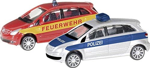 Herpa 66549 N/Mercedes-Benz B-Klasse Polizei/Feuerwehr Model Set