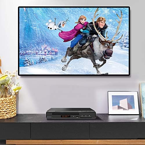 HDMI Bağlantılı TV için Megatek Bölgesiz DVD Oynatıcı (1080p Full-HD Yükseltme), Ev CD Çalar, USB Bağlantı Noktası, AV / Koaksiyel