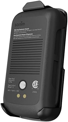Kılıf için Sonim XP3 Artı Flip Telefon, Nakedcellphone Siyah [Dönen/Cırcır] Kemer Klip Tutucu Kılıf için Güvenli Mandalı ile
